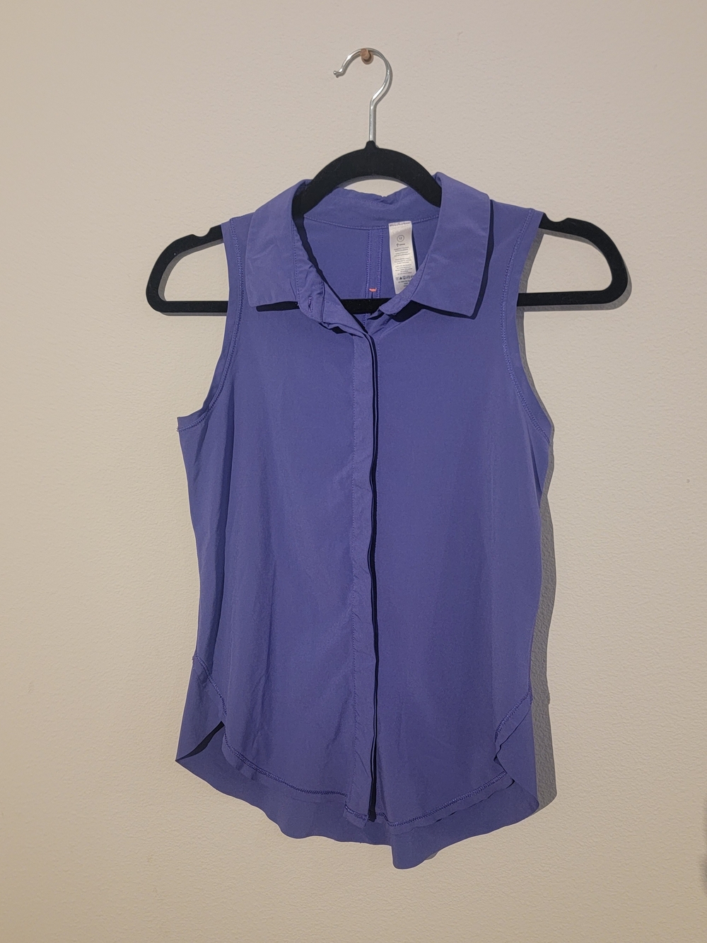 Ivivva Sleeveless Button-Front Top in Lavender Purple